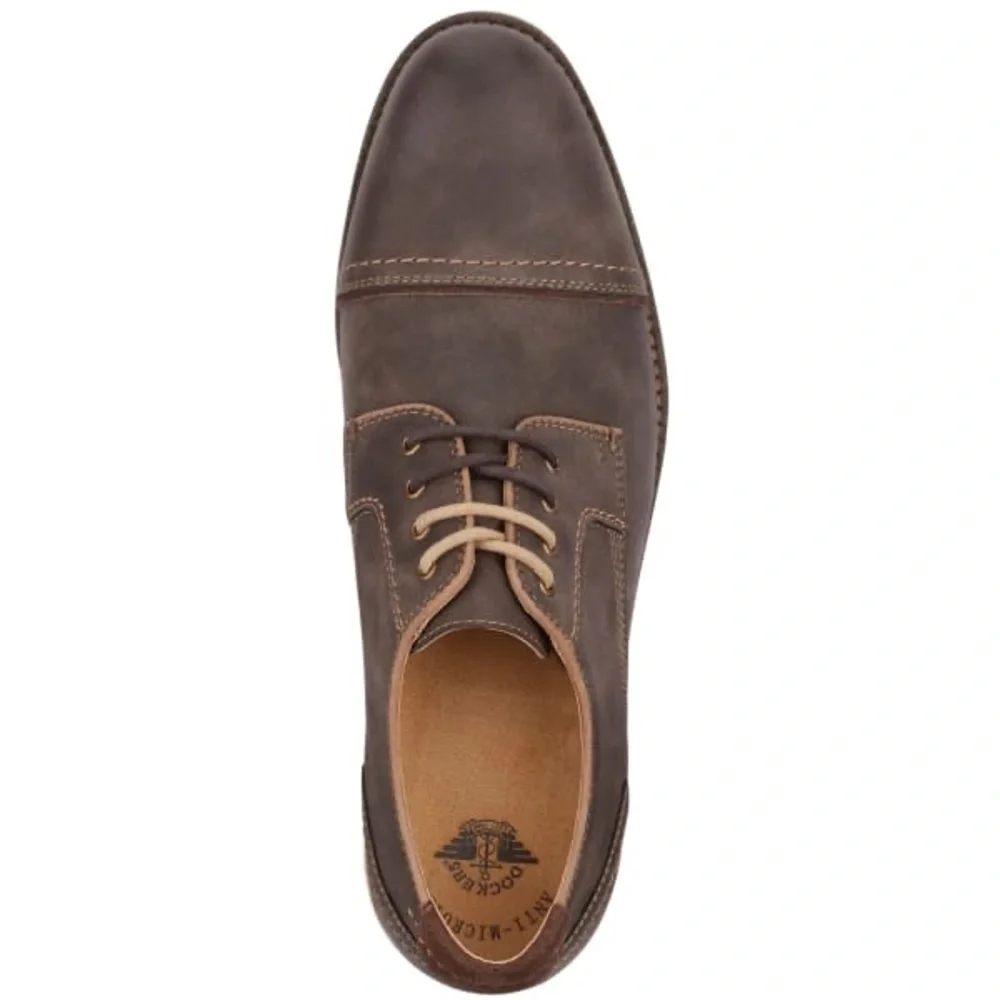 NEW!! Men’s Dockers Murray Lace Up Oxford Shoes Dark Brown Size 8M